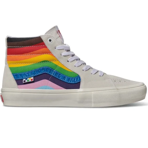 🆕VANS🌈 SK8-HI TOP PRIDE RAINBOW  SHOES - Picture 2 of 7